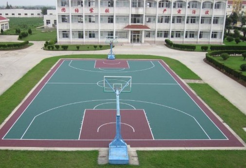 篮球场施工1